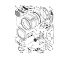 Whirlpool WED9051YW1 bulkhead parts diagram