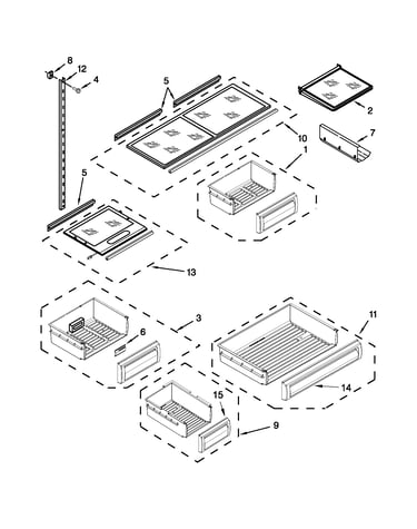 Shelf parts