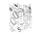Whirlpool 7MWGD9150XW3 bulkhead parts diagram