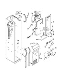 Freezer liner and air flow parts