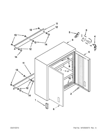 Wall gearbox parts