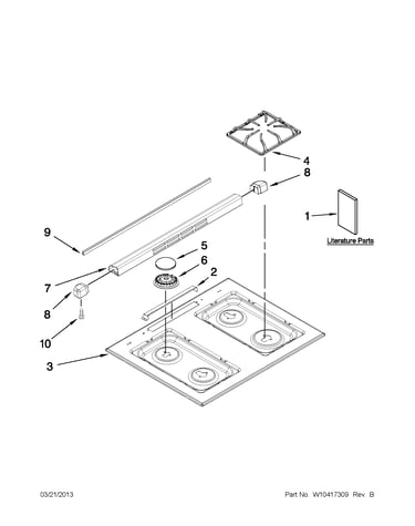 Cooktop parts