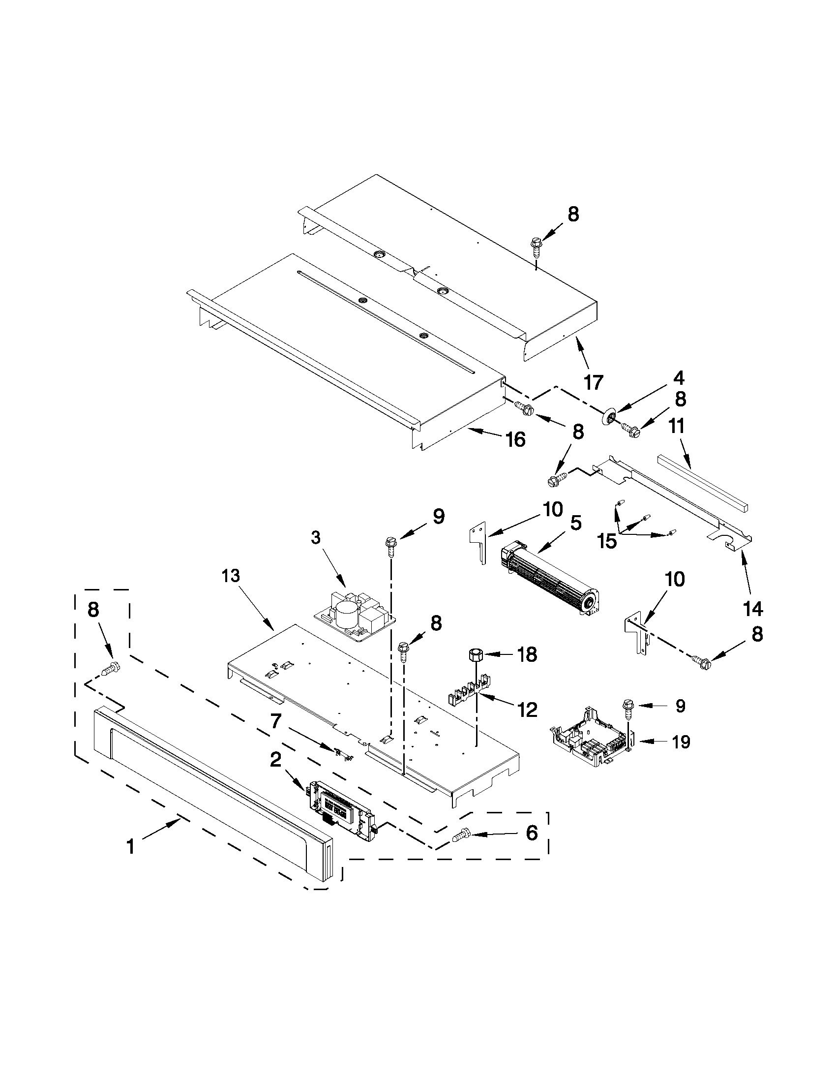 Control panel parts