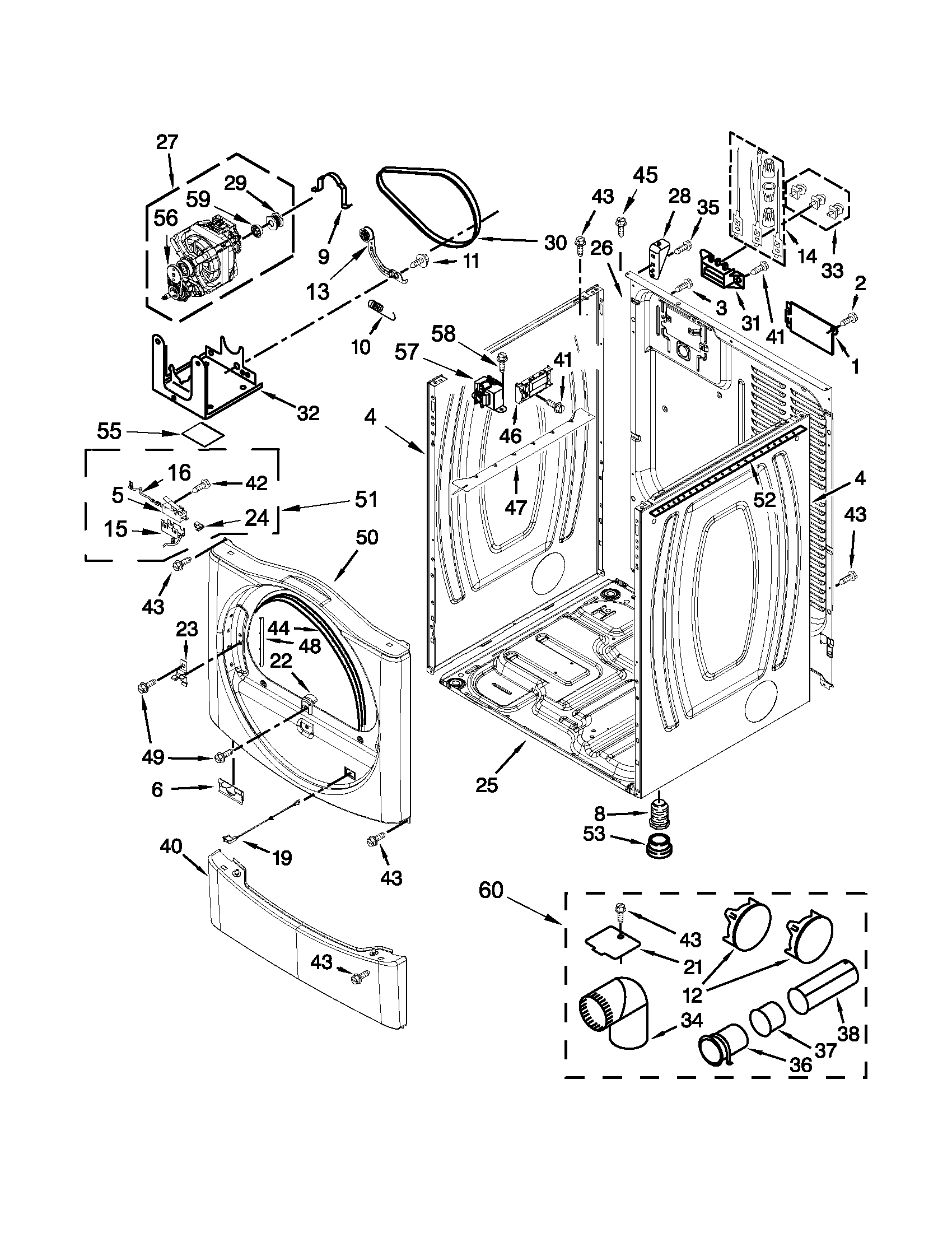 Cabinet parts