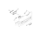 Maytag MDB7749SBB1 control panel and latch parts diagram