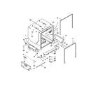 Maytag MDB7749SBW1 tub and frame parts diagram