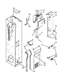 Freezer liner and air flow parts