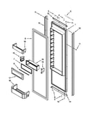 Refrigerator door parts