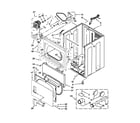 Maytag MGDX500XW2 cabinet parts diagram