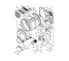 Maytag MGDX500XW2 bulkhead parts diagram