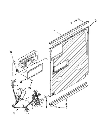 Inner door parts