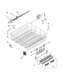 Upper rack and track parts