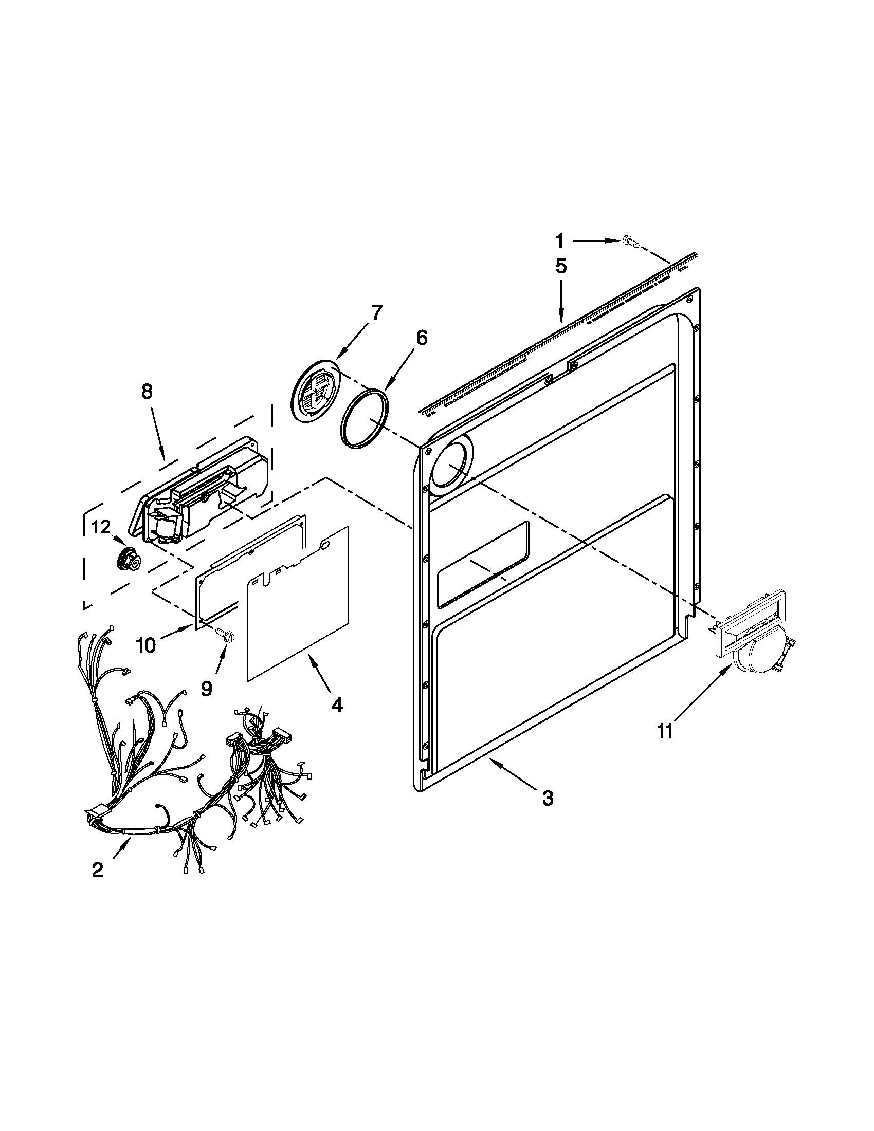 Inner door parts