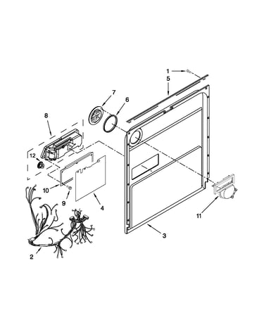 Inner door parts