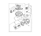Maytag MDBH949PAW2 pump and motor parts diagram