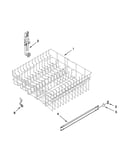 Upper rack and track parts