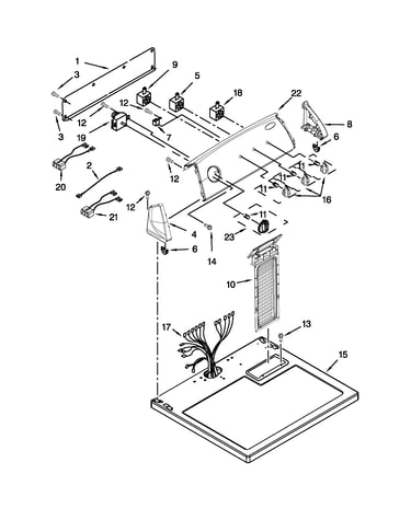 Top and console parts