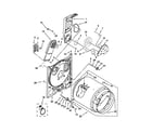 Amana 4GNED4600YQ2 bulkhead parts diagram