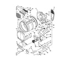 Maytag YMEDE301YW1 bulkhead parts diagram