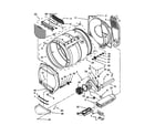 Maytag 3LMEDC300YW2 bulkhead parts diagram