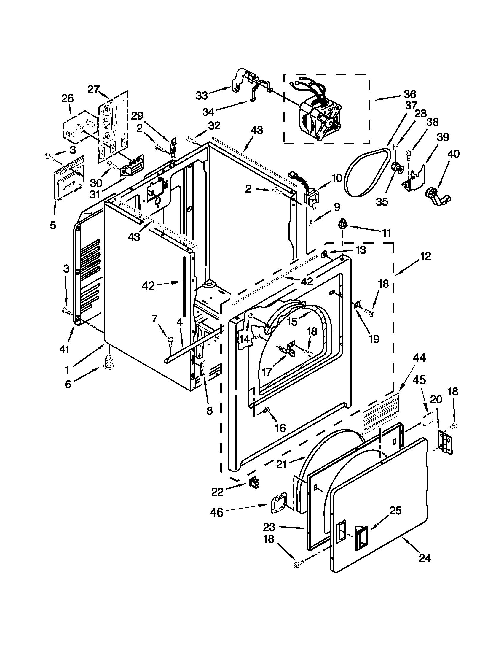 Cabinet parts