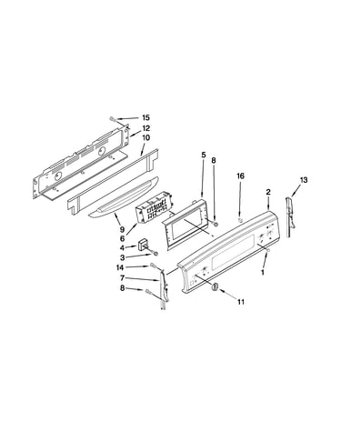 Control panel parts