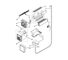 Whirlpool GS6NHAXVT01 icemaker parts diagram