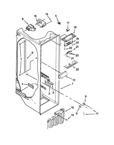 Refrigerator liner parts