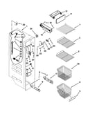 Freezer liner parts