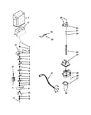 Motor and ice container parts
