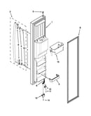 Freezer door parts
