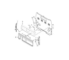 Whirlpool WFE330W0AW0 control panel parts diagram