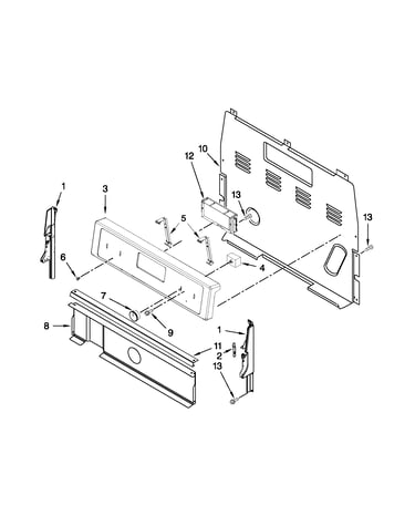Control panel parts