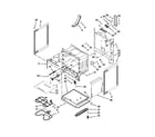 Whirlpool WFE330W0AW0 chassis parts diagram