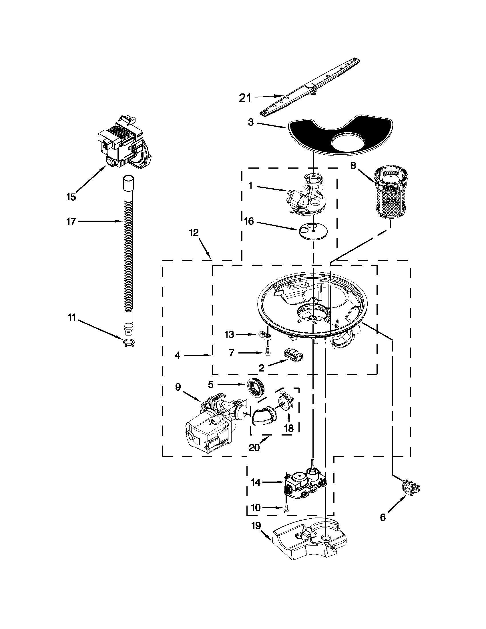 Pump and motor parts