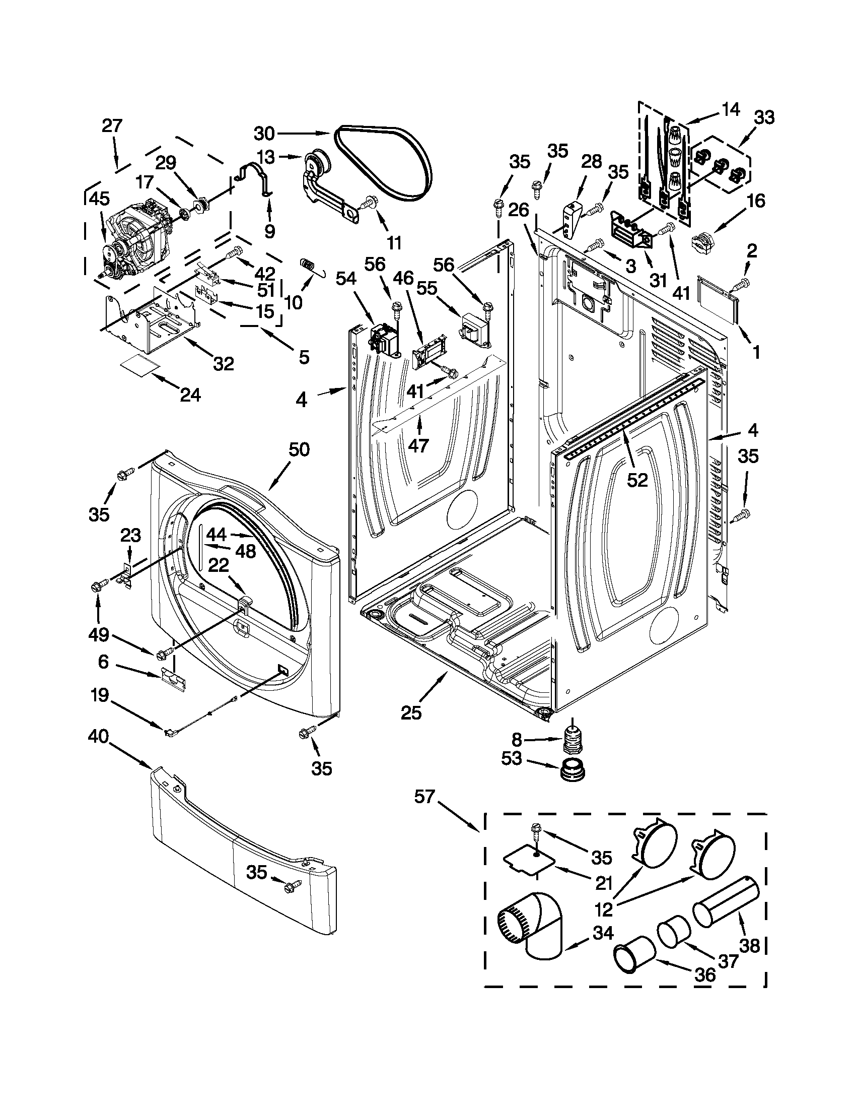 Cabinet parts