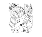 Whirlpool 3LCED9100WQ2 bulkhead parts diagram