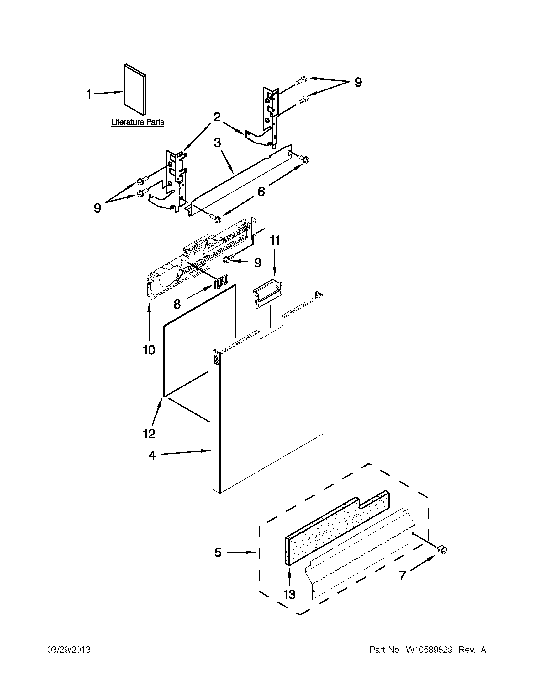 Door panel parts