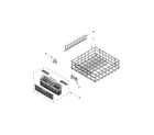 Ikea IUD7500BS0 lower rack parts diagram
