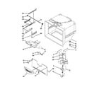KitchenAid KRFC90100B5 freezer liner parts diagram
