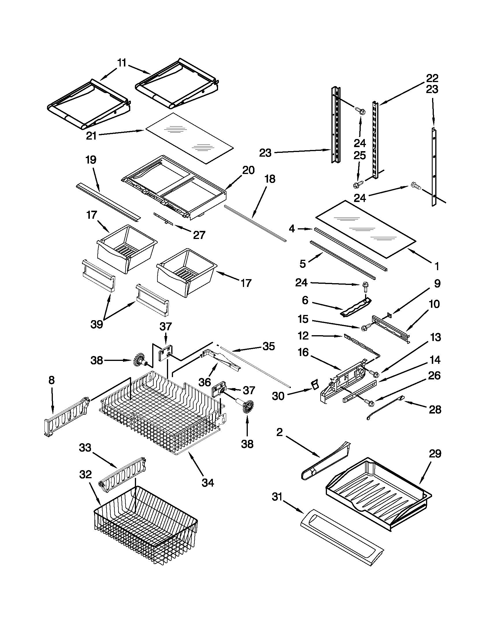 SHELF PARTS