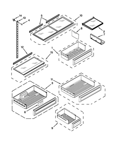 Shelf parts