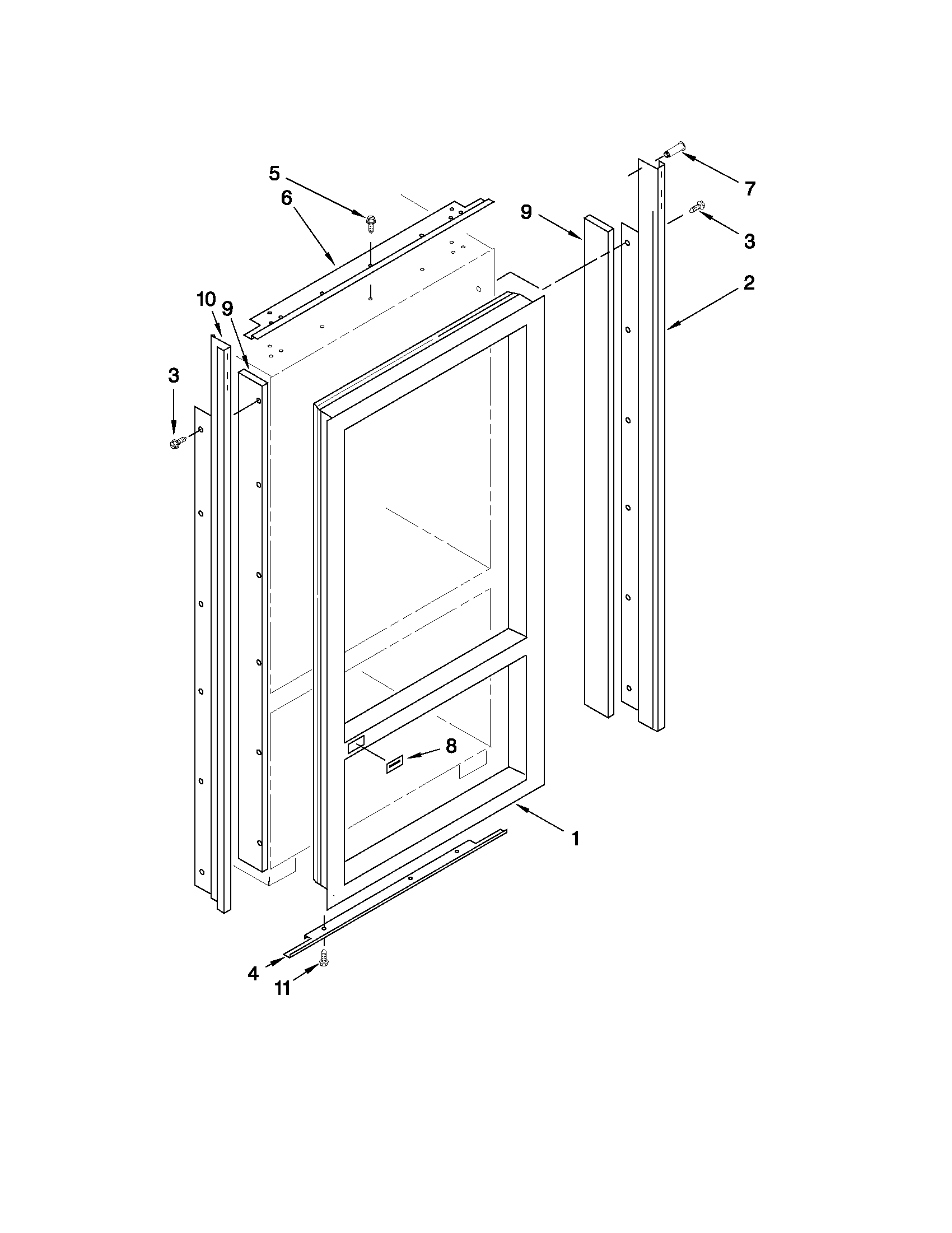 Cabinet trim parts