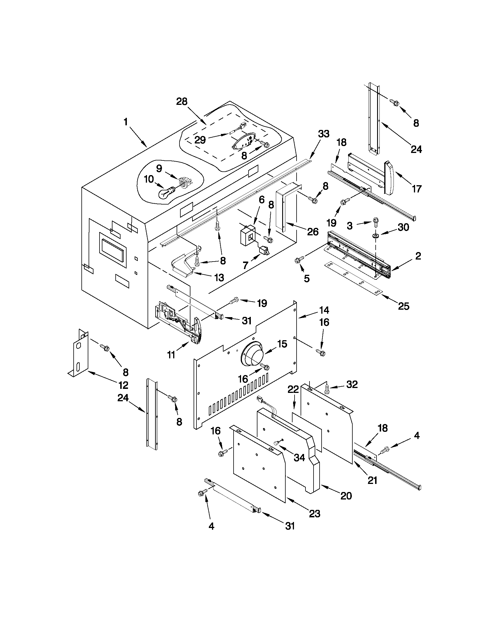 FREEZER LINER PARTS