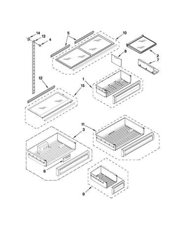 Shelf parts