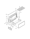 Freezer door and basket parts