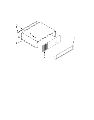 Top grille and unit cover parts
