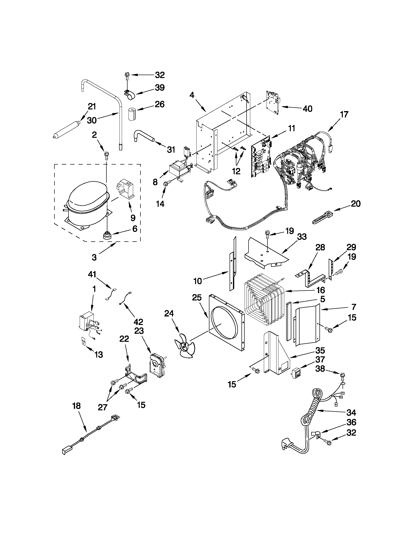 Upper unit parts