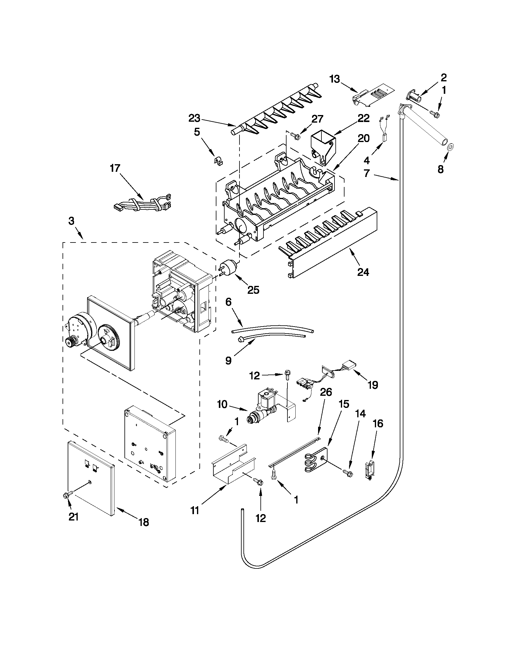 ICE MAKER PARTS