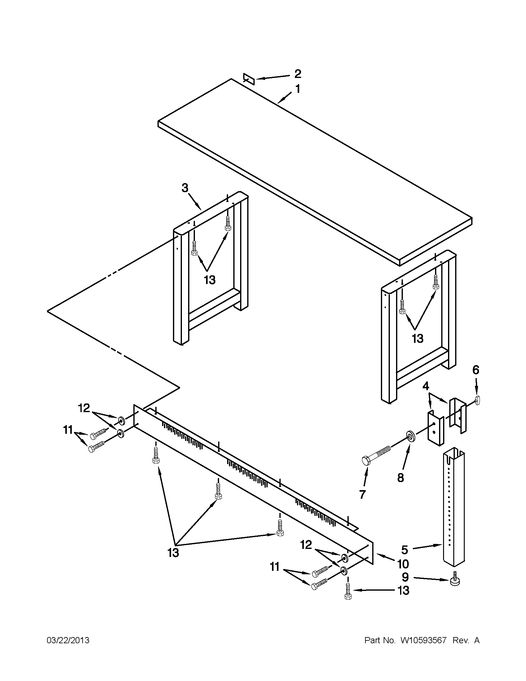 Workbench parts